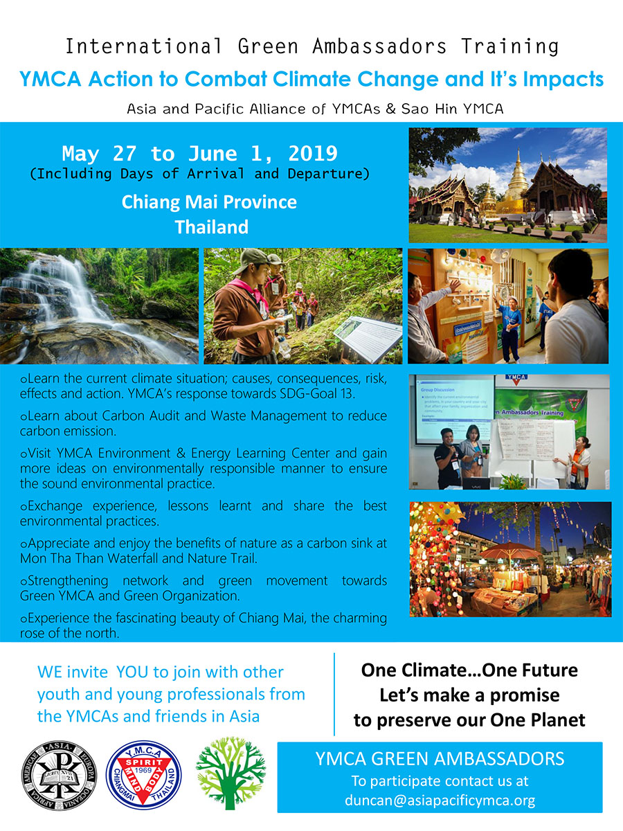 Regional Green Ambassadors Training Chiangmai Thailand