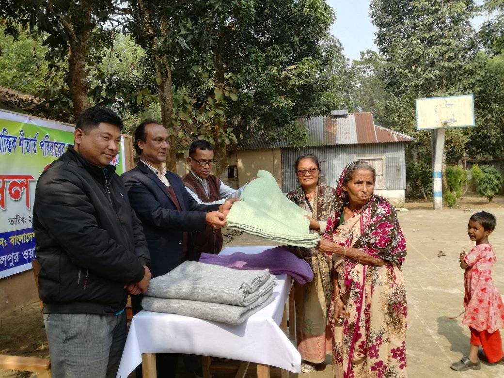 Blanket Distribution among the poor households in Bangladesh